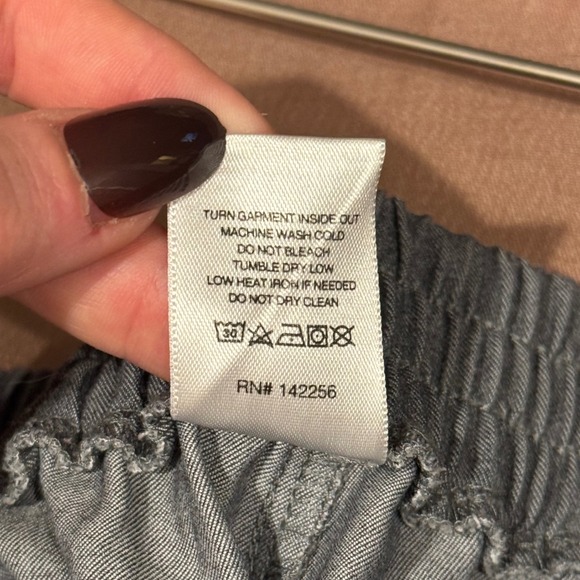 FIGS Technical Kade Scrub Pants Women's Charcoal Grey Cargo Drawstring XXS - Picture 6 of 8